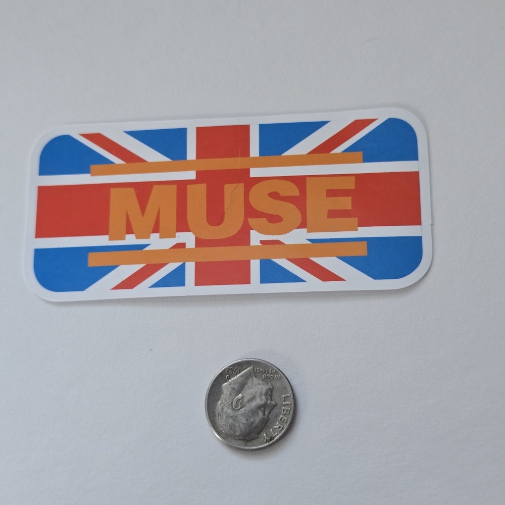 10/$10 Muse Union Jack Sticker - Picture 2 of 2